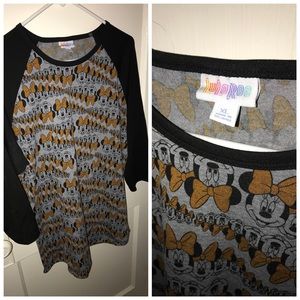 LuLaRoe Disney randy shirt (xl)